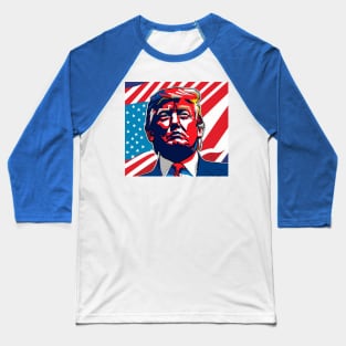 Donald Trump Patriotic Baseball T-Shirt